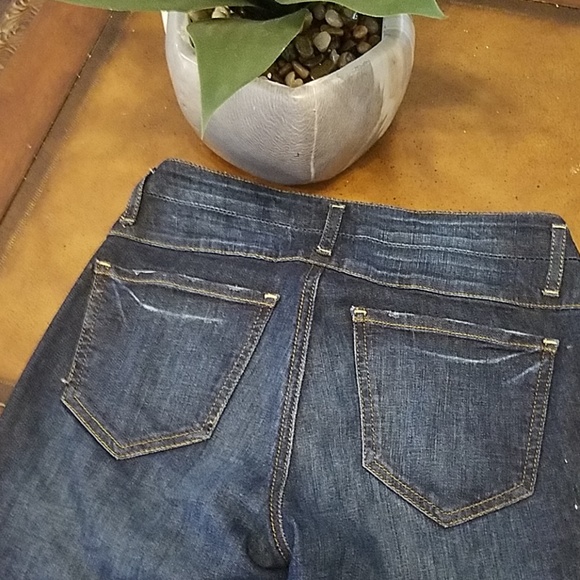 Refuge Skinny High Waist Dark Distressed Wash - Picture 3 of 4